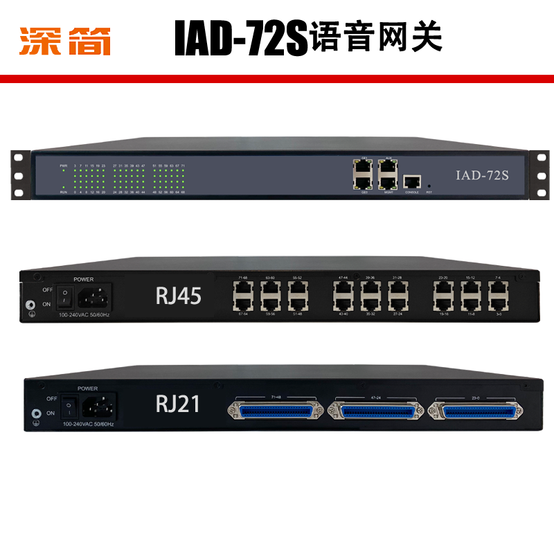 深简政企网关IADFXS机架式IVR