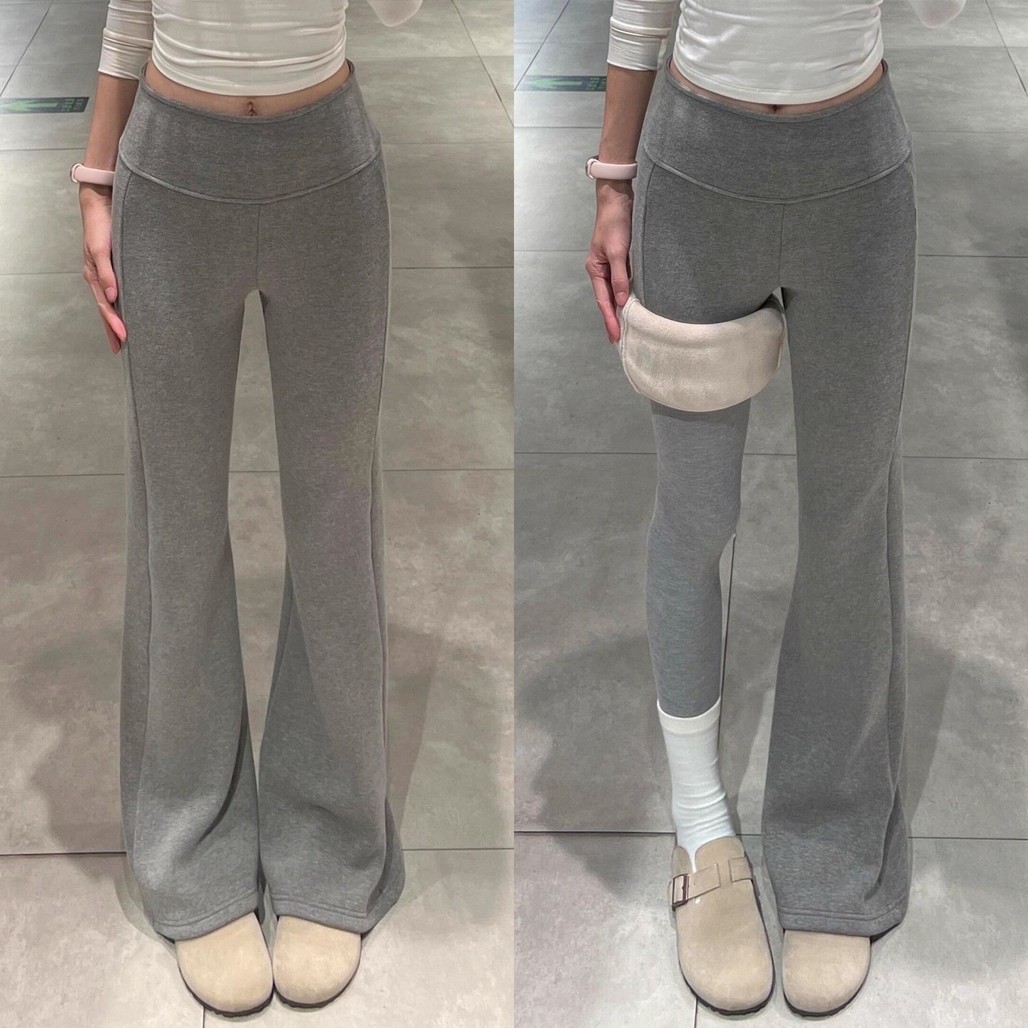 微喇裤女春秋2025新款显瘦垂感