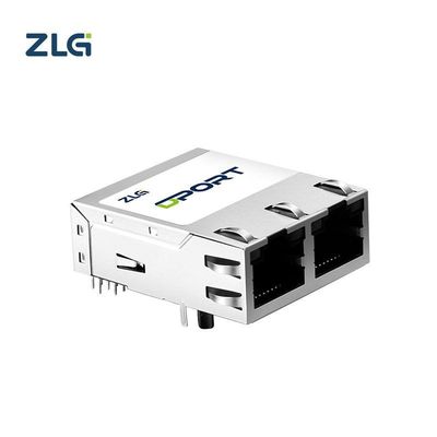 ZLG致远电子 集成式EtherCAT从站开发模块 以太网模块 DPort-ECT