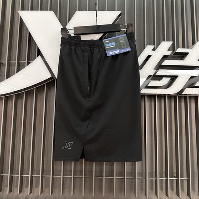 特步短裤男2025夏季新款跑步健身梭织休闲五分裤975229240527