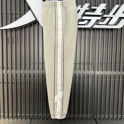 特步2024年春季新款休闲时尚运动裤收口运动裤舒适976129630500