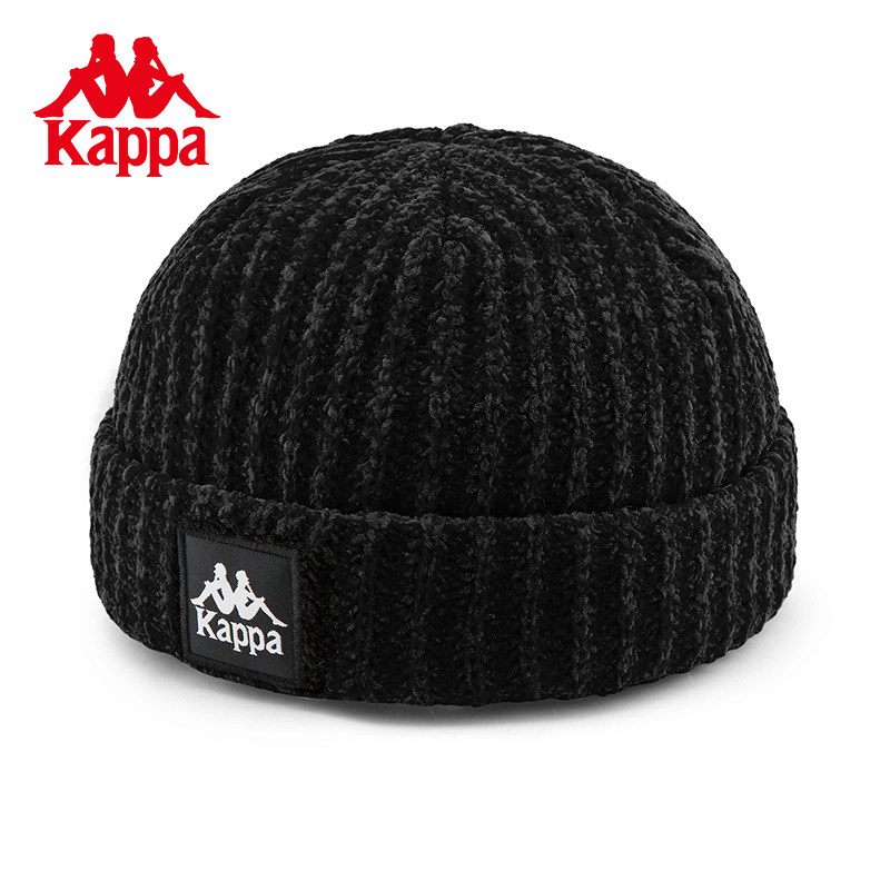 kappa卡帕男女帽冬运动方标潮流保暖休闲针织帽k0az8me05/bz8me05