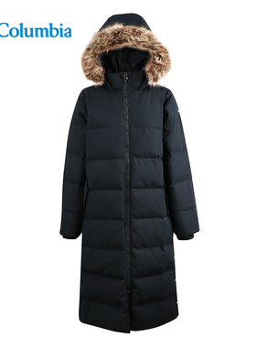 哥伦比亚羽绒服女25秋冬新款户外拒水650蓬加厚长款外套WR4869