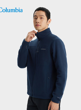 哥伦比亚抓绒服男户外秋冬热能加厚加绒保暖抓绒衣休闲外套PM4518