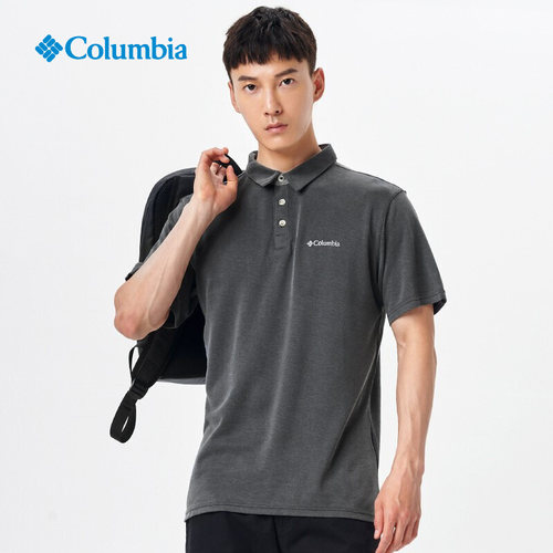 哥伦比亚polo夏季登山T恤速干衣