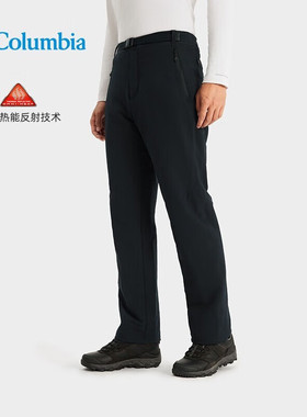哥伦比亚冲锋裤男25秋冬新款夹棉加厚保暖热能反射防污长裤AE8738