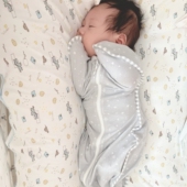 竹纤维轻薄款 澳单 睡袋夏季 婴儿投降式 新生儿防惊跳宝宝襁褓 love