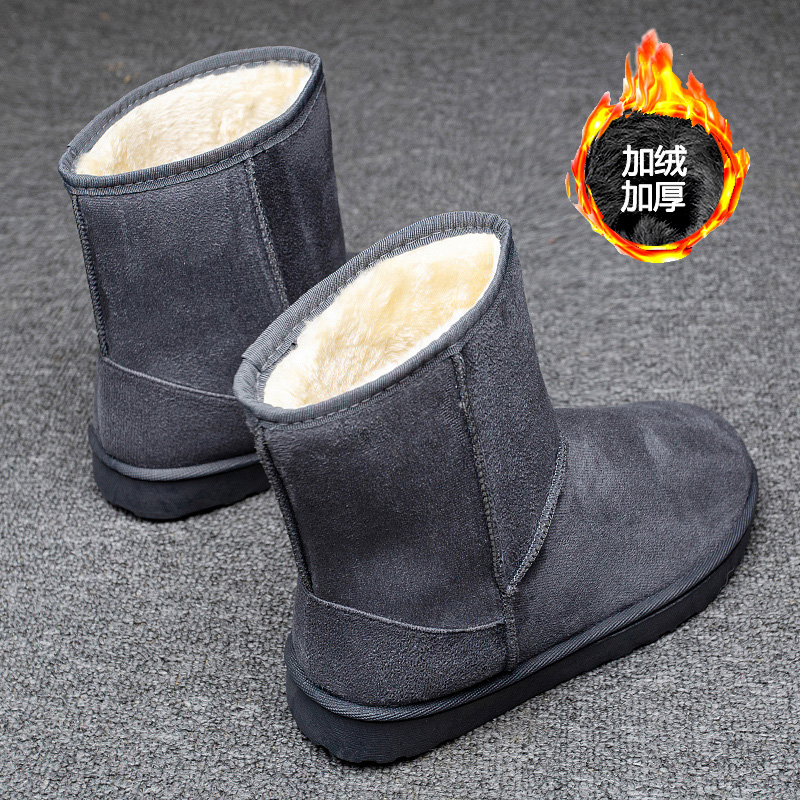 冬季加绒加厚保暖棉靴