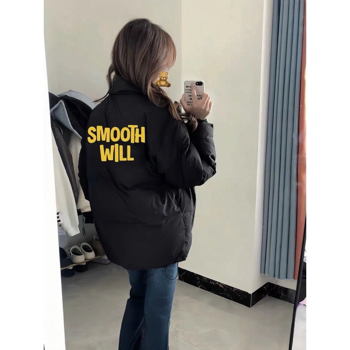 美式立领棉服女秋冬季2026新款学生宽松面包服棉袄棉衣保暖外套潮