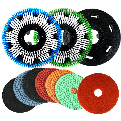 洁霸洗地机刷盘白云配件针座