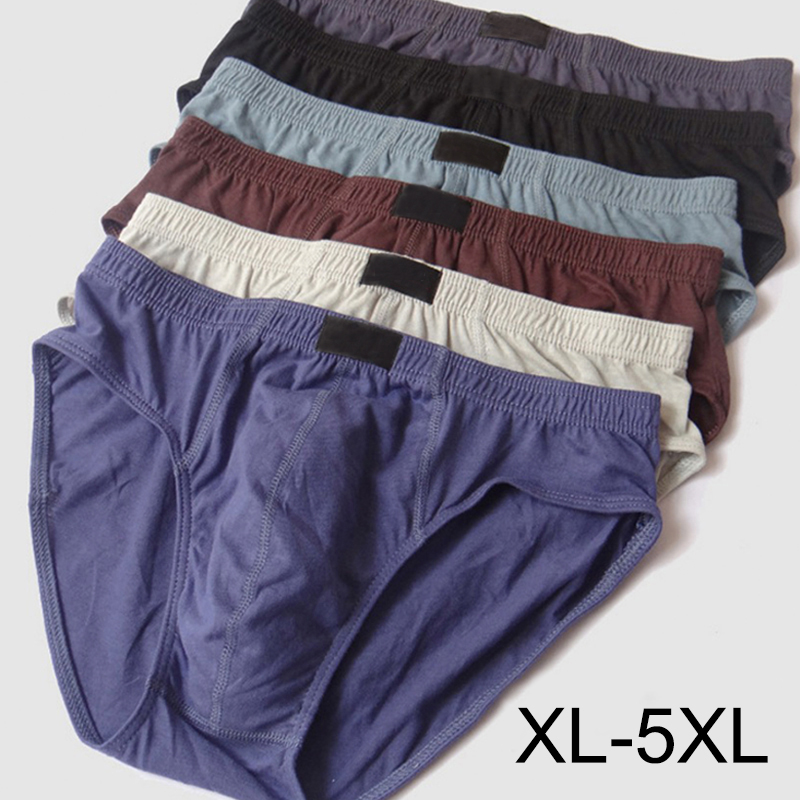 Cheapest 100% Cotton Mens Briefs Plus Size Men Underwear Pa-封面