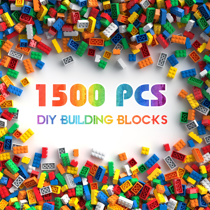 Building Blocks City DIY Creative Bricks Bulk Model Kids