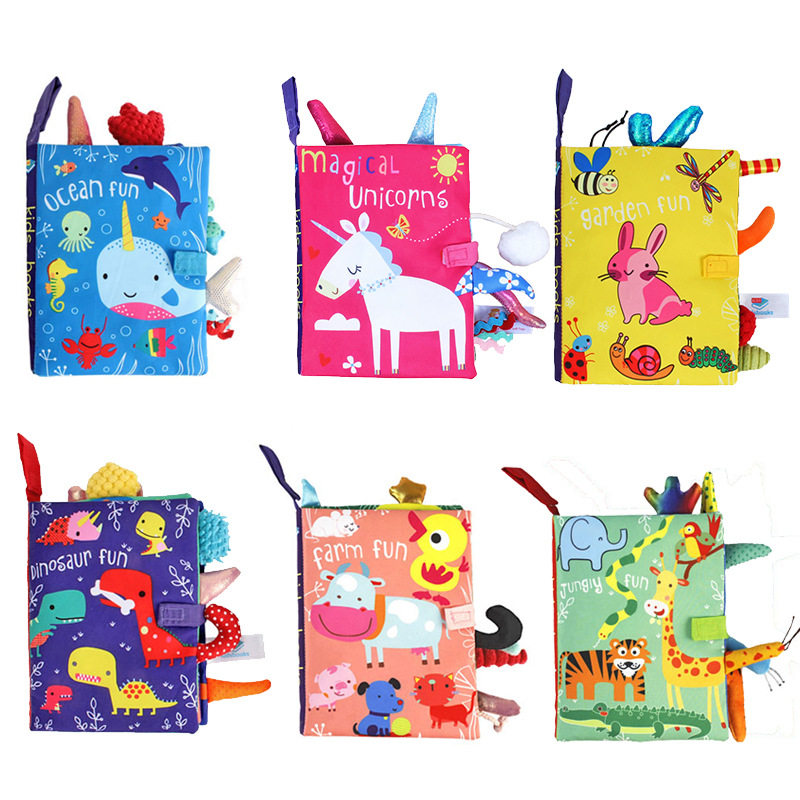 kidsbooks baby early learning tearing tail cloth book parent