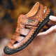 Beach Genuine Leather Shoes Sandals New Breat Men Summer