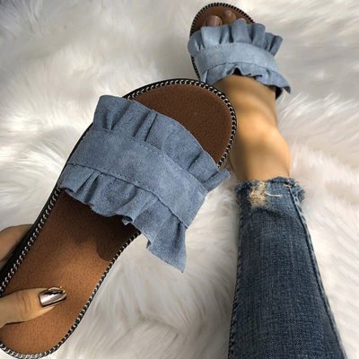 Women Slippers Flat Woman shoes Summer Beach Slip On Slides