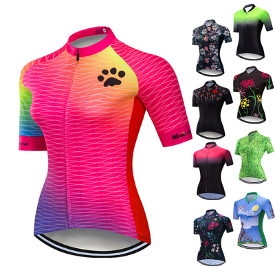 Weimostar 2020 Women Cycling Jersey Shirt Summer Bicycle Cy