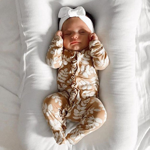 0-6M Newborn Kid Baby Girls Clothes Autumn long Sleeve Flor
