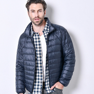 Ultralight Coat Jacket Down Men Duck White Autumn Winter