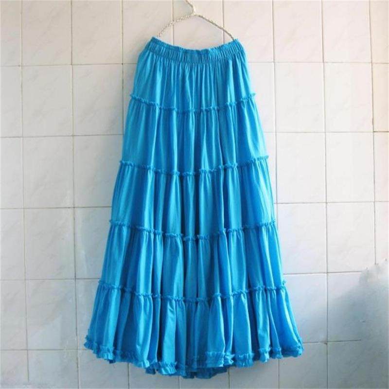 Bohemia Women Long Beach Skirts Plus Size Summer Girls Ruff|msdalam kategori Butik wanita / wanita, skirt - dari Buy2taobao.com untuk memberikan perkhidmatan ejen Taobao profesional membeli