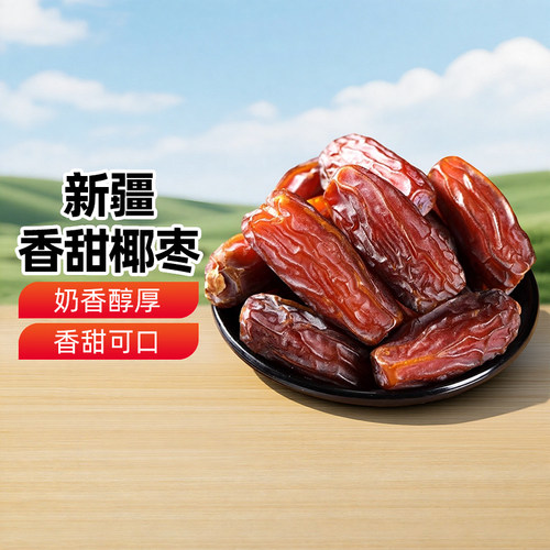 千语集新疆椰枣215g大颗粒蜜枣
