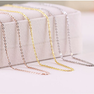 韩版钛钢镀18K玫瑰金简约百搭极细彩金短款锁骨链项链女闺蜜礼物