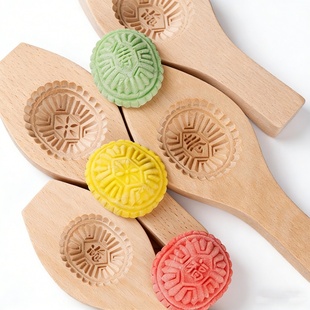 木质月饼印模糍粑模清明龟寿龟模红团糍粑印潮汕粿印红桃粿模具