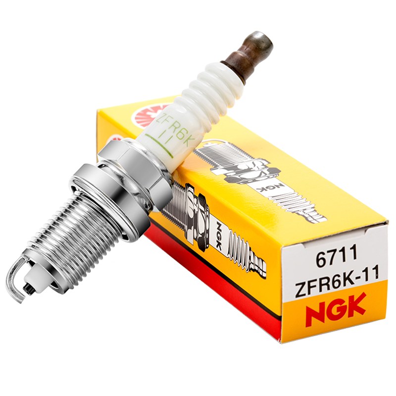 NGK镍合金火花塞ZFR6K-11 6711 4支装 适用于本田雅阁思威CRV时韵