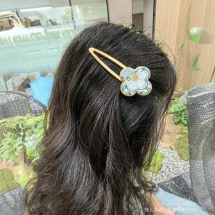 【古典韵味】手工蜀锦发夹美人头饰婚礼配饰复古中国风四川非遗