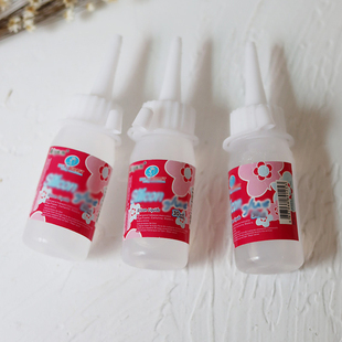 30ml酒精胶水手工diy胶发夹玩具不织布无纺布布料用粘胶胶水透明