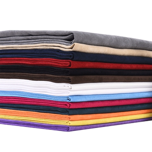 麂皮绒布料面料 翻毛皮料diy手工抱枕服装面料仿鹿皮绒沙发布料