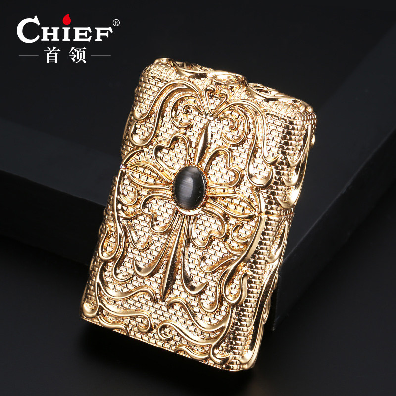 chief Original quality goods lighter Genuine Wealth Bana Overweight A helmet and armor Windbreak brass Gold-plated manin the  ZIPPO/Swiss Army Knife/Glasses , Brand lighters and accessories , Other , Kerosene lighter  category - from Buy2taobao.com to provide professional Taobao agent buy service