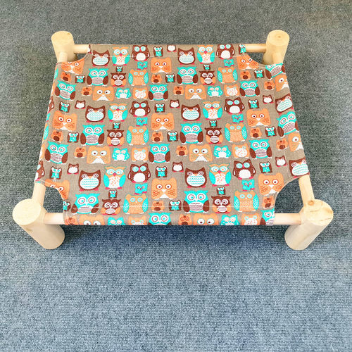 慢林抓宠物行军床离地实木床通用