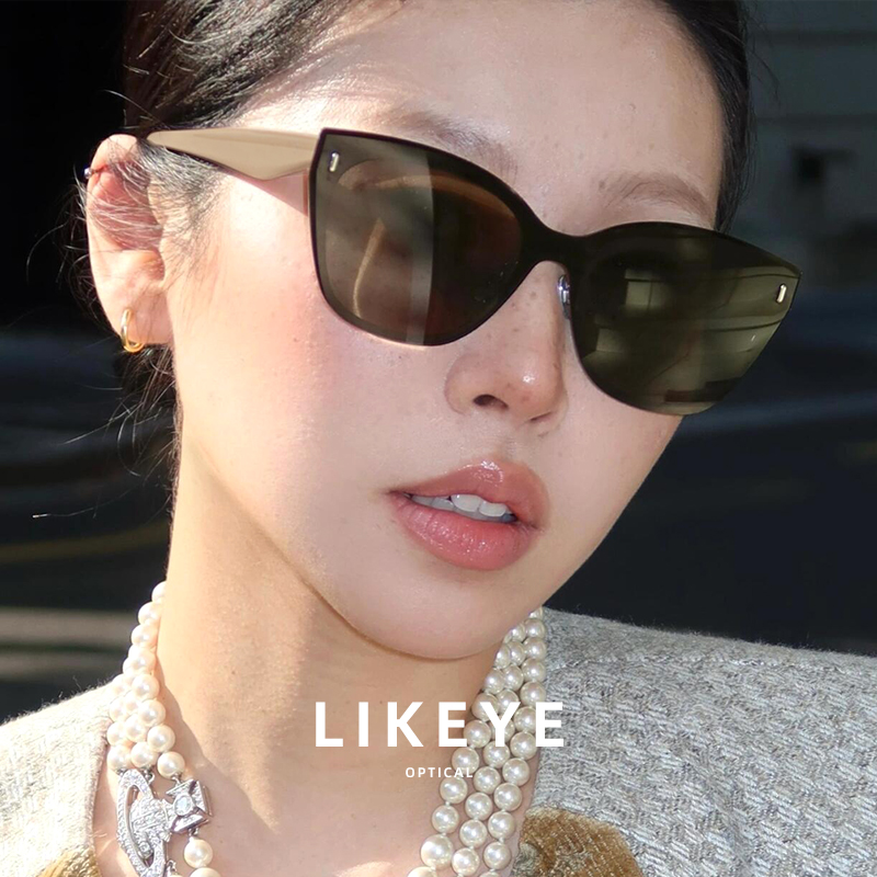 LIKEYE 2025新款太阳眼镜女偏光镜抗UV未来感高级太阳眼镜开 车防
