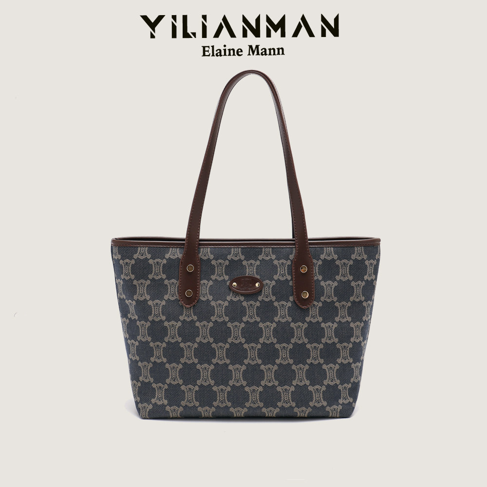 意尔康女包原创包包小众高级感大容量托特包单肩手提包通勤腋下包