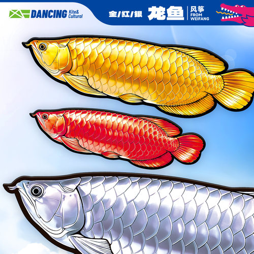 2026新款金龙鱼风筝网红卡通高档儿童大成人手持专用微风易飞金鱼