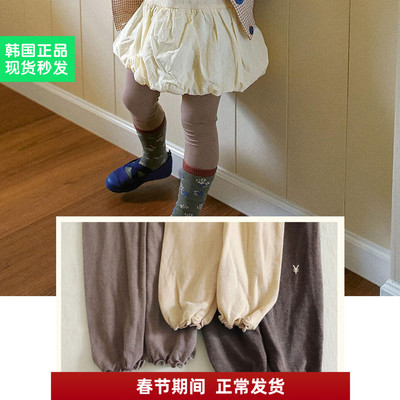 女孩软糯高弹力打底裤天丝棉