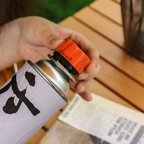 Огненное кленовое левое колесо Длинное газовое покрытие для перевозки головки печи Длинное газовое соединение.