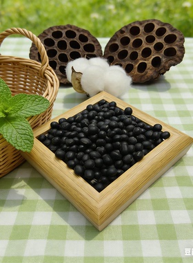 【迷你黑豆】 黑豆 豆荚娃娃果壳种子风铃DIY天然装饰材料