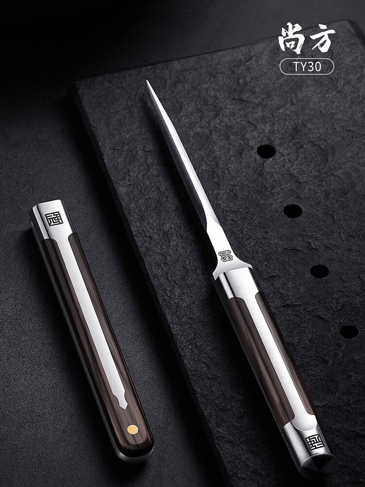 吉谷茶器普洱茶刀茶针普洱茶饼专用撬茶器高端不锈钢制茶针茶锥