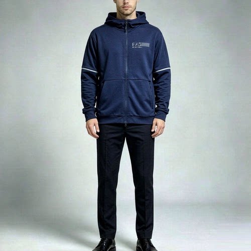 XL-2XL穿 EA*7 男款时尚潮流字母连帽卫衣 588