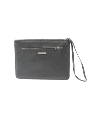 BO0LONGARO TR0EVOR 黑色油润牛皮手拿包 588