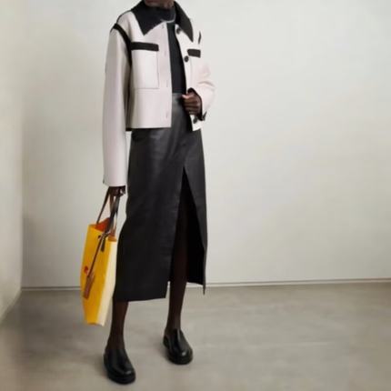 S-M穿 PROENZA SCHOULER PSWL 漂亮环保皮毛一体外套 1355