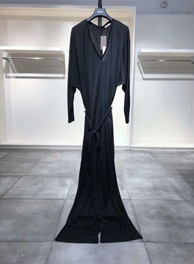 M-L穿 NINETY PERCENT 优雅黑色洋装连体裤 710