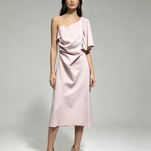 L-XL穿 CHIARA BONI LA PETITE ROBE 粉色洋装连衣裙 1010