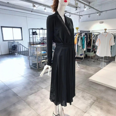 S-M穿 ISABEL MARANT ETOILE 通勤显瘦黑色高腰女装半身裙 730