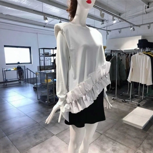 M穿 卫衣 JIJIL 荷叶边时装 455 欧式