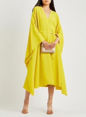 S-L穿 FORTE_FORTE 亮黄色洋装连衣裙 985