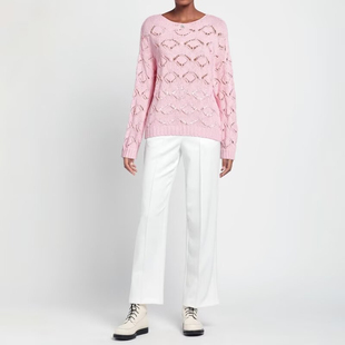 ODI AMO 粉色织纹洋装 455 针织衫 M穿