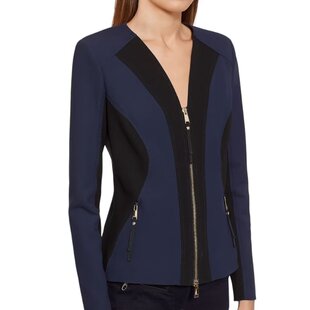 小M穿 外套 洋装 1630 深蓝色修身