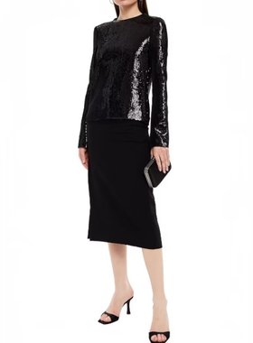 S-小M穿 GALVAN LONDON 靓丽满亮片洋装针织衫 930